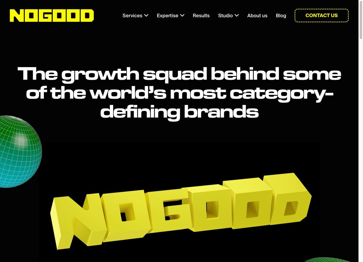 NoGood homepage