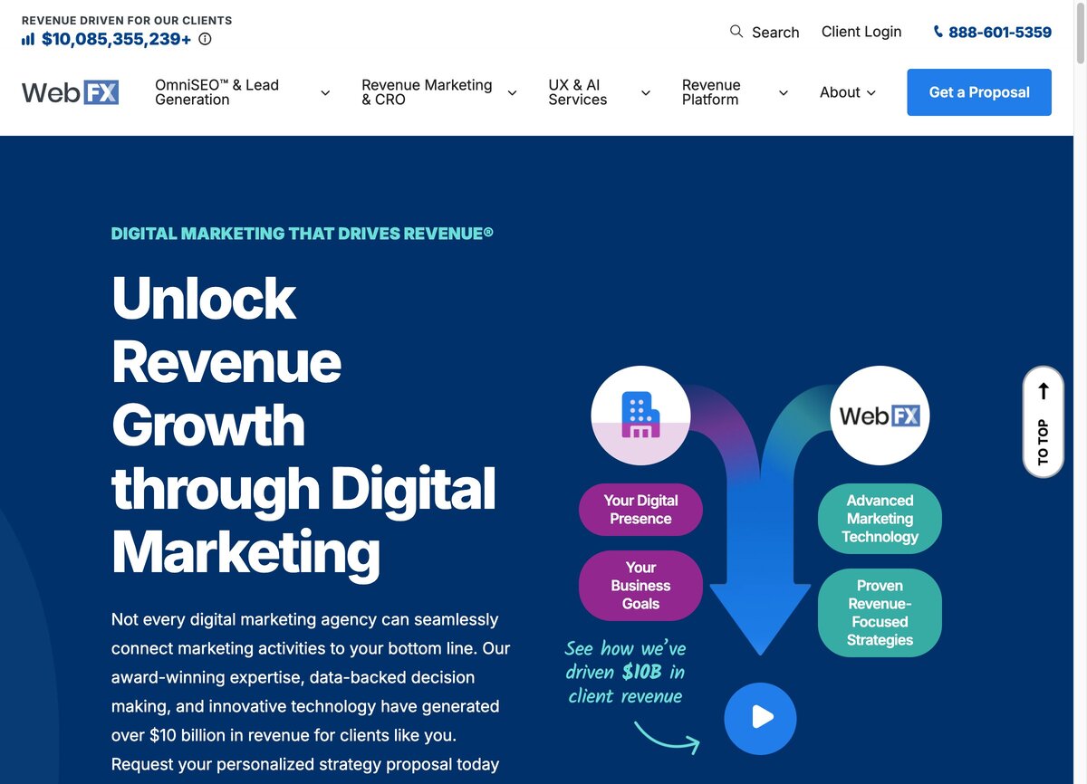 WebFX homepage